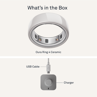 Oura Ring 4 Ceramic Cloud