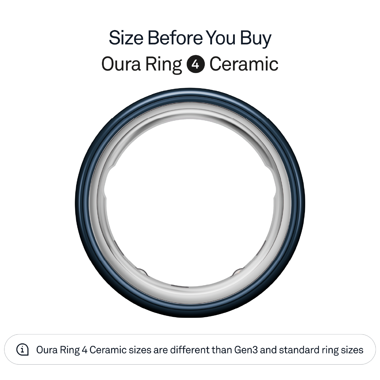 Oura Ring 4 Ceramic Midnight