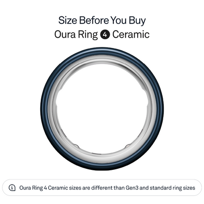 Oura Ring 4 Ceramic Midnight