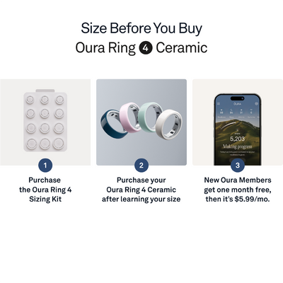 Oura Ring 4 Ceramic Midnight
