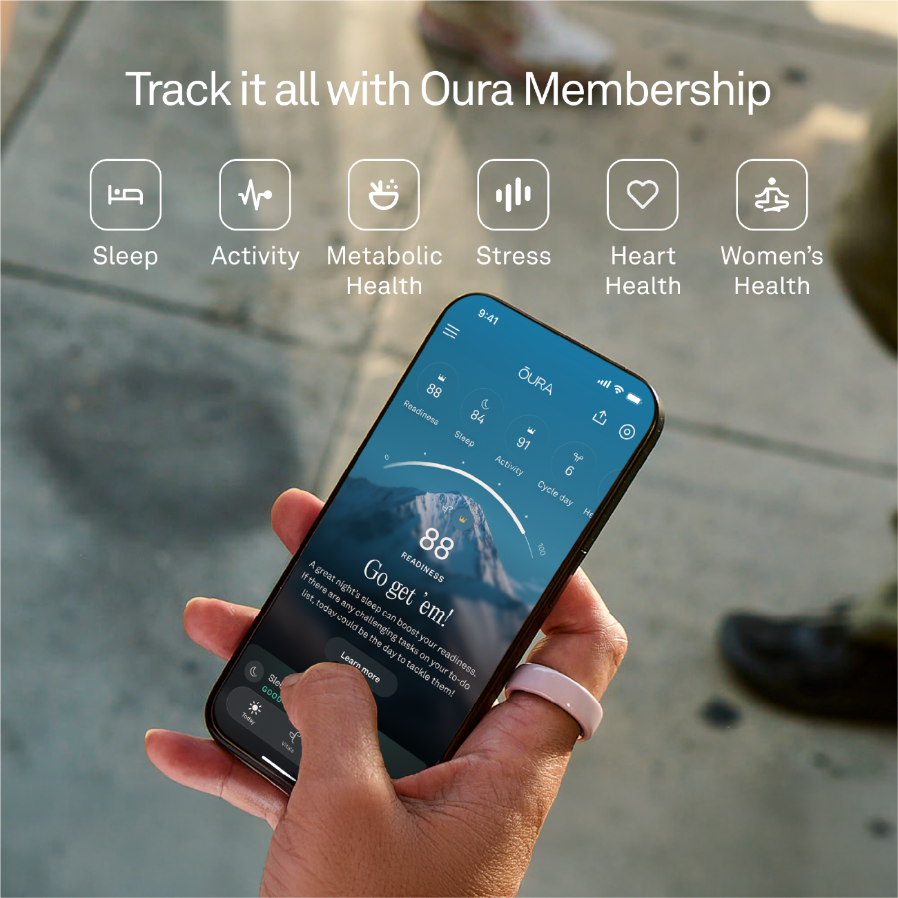Oura Ring 4 Ceramic Midnight