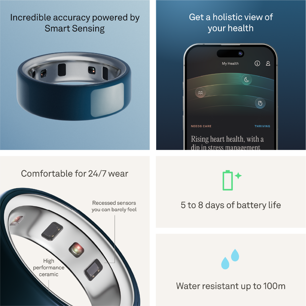Oura Ring 4 Ceramic Midnight