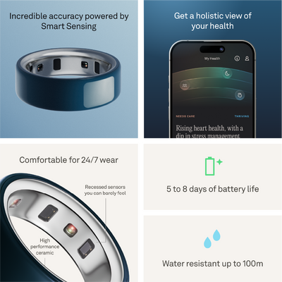 Oura Ring 4 Ceramic Midnight