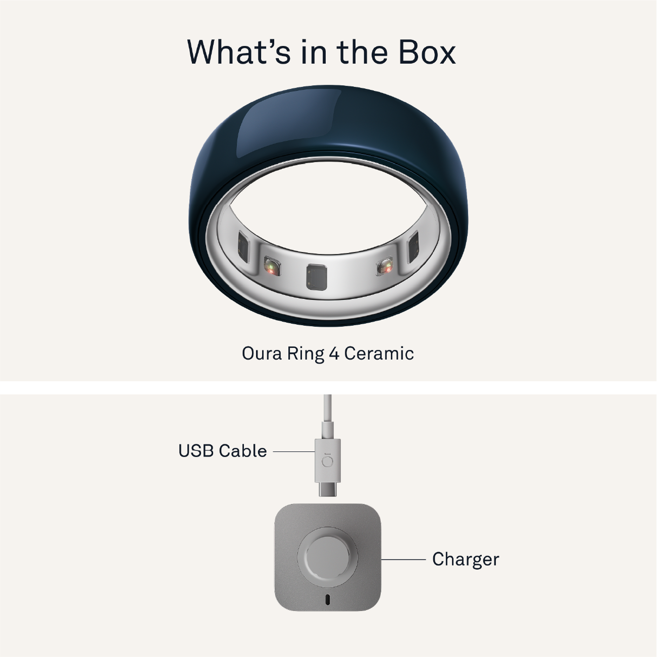 Oura Ring 4 Ceramic Midnight