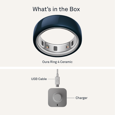 Oura Ring 4 Ceramic Midnight