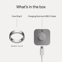 Oura Ring 5 Brushed Silver