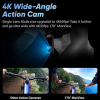 Insta360 X4 8k 360 Action Camera ultra wide-angle shots