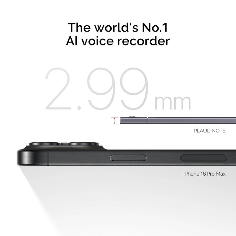 PLAUD.AI Plaud Note AI Voice Recorder Silver