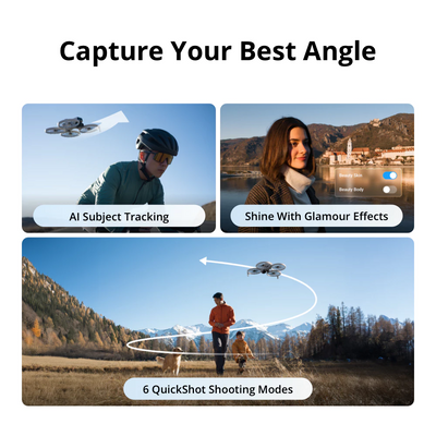 Capture the best angle with the DJI Flip Drone