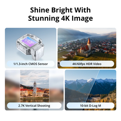 Capture 4k images with the DJI Flip Drone