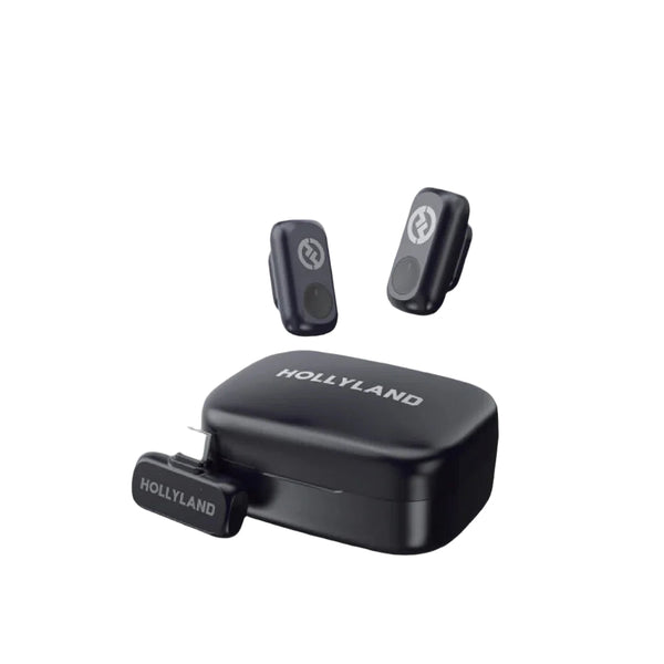 Hollyland Lark A1 Duo Dual Channel Digital Wireless Microphone System (Space Gray)