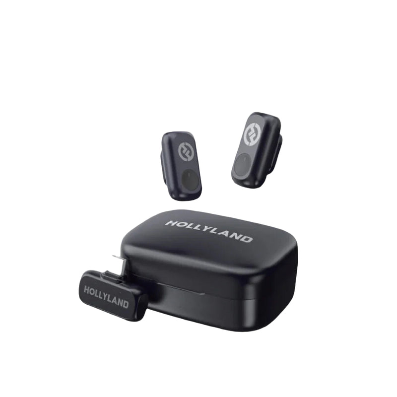 Hollyland Lark A1 Duo Dual Channel Digital Wireless Microphone System (Space Gray)