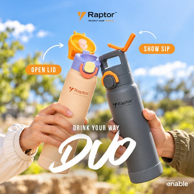 Raptor Drinkware Duo Dual Drinking Tumbler 27oz