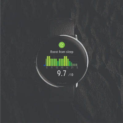 Polar Ignite 3- Titanium Black Silicone