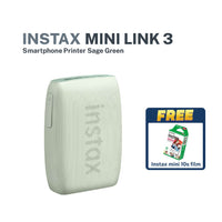 Instax Mini Link 3 Smartphone Printer (Sage Green)