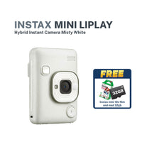 Instax Mini LiPlay Hybrid Instant Camera Misty White