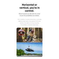 Insta360 Go 3 mounted vertically or horizontally on a dirt bike or drone