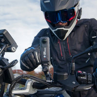 Motorcycle ride with Insta360 X4 8k 360 Action Camera BMW Motorrad Edition mounted