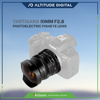 7Artisans Photoelectric 10mm f/2.8 Fisheye Lens mounted on a DSLR Camera