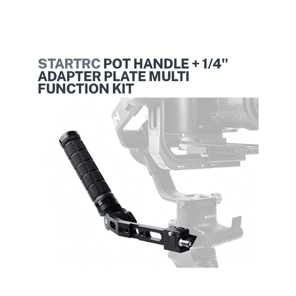 STARTRC Pot handle+1/4"adapter plate multi-function kit for DJI RS 2/RSC 2