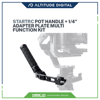 STARTRC Pot handle+1/4"adapter plate multi-function kit for DJI RS 2/RSC 2