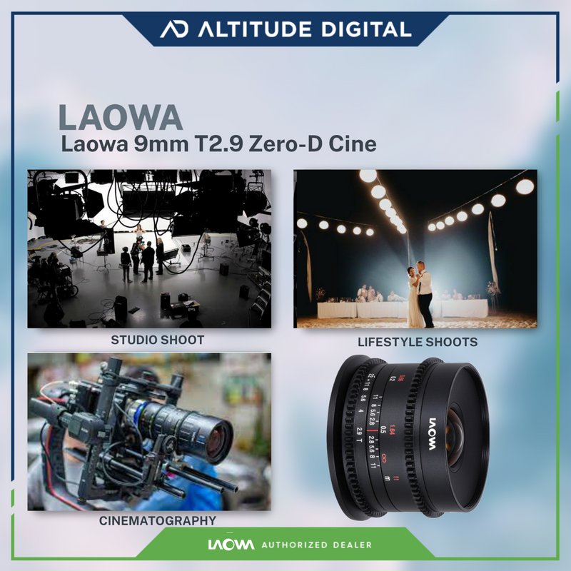 Laowa 9mm T2.9 Zero-D Cine (Pre-Order)