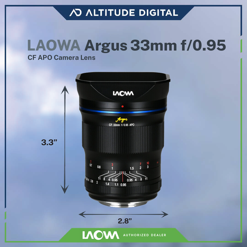 Laowa Argus 33mm f0.95 CF APO Lens (Pre-Order)