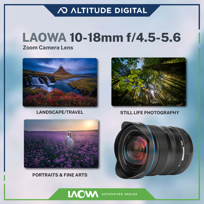 Laowa 10-18mm f/4.5-5.6 Zoom Lens (Pre-order)