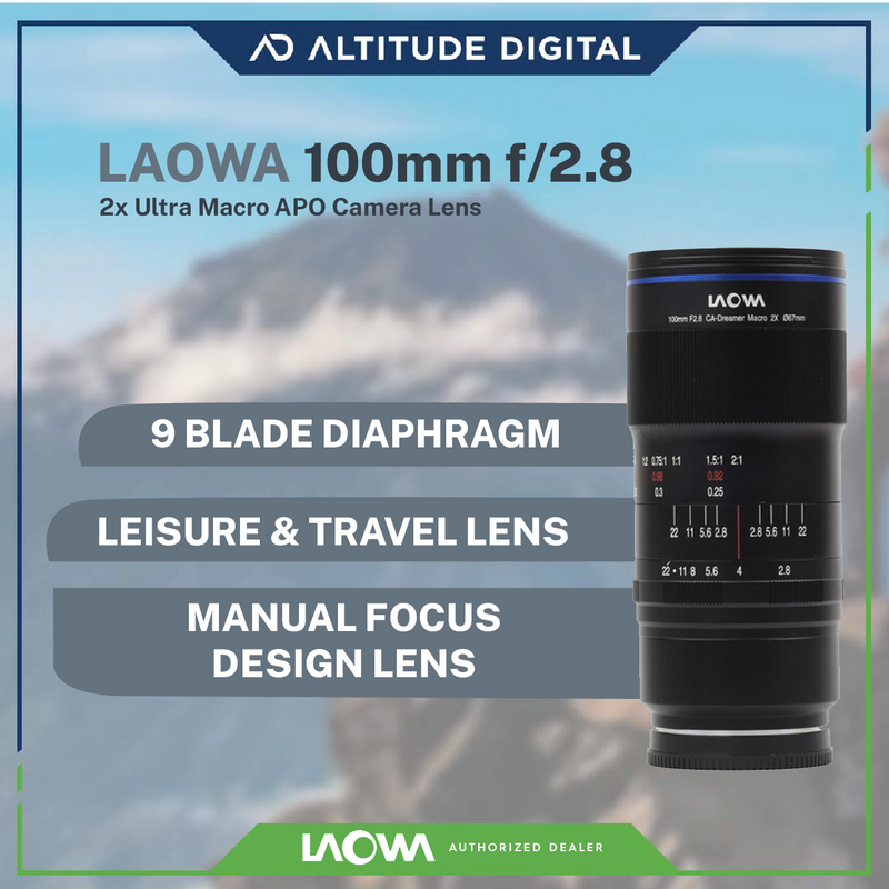 Laowa 100mm f2.8 2X Macro Lens (Pre-Order)