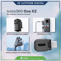 Insta360 One X2 Mic Adapter (vertical version) Product Features