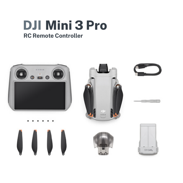 DJI Mini 3 Pro - 48MP Rotatable Camera with 4K60 and Obstacle
