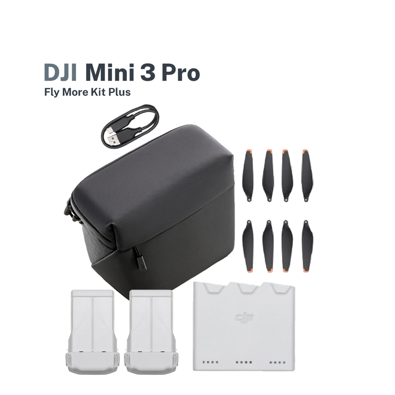  DJI Mini 3 Pro Fly More Kit Plus, Includes Two