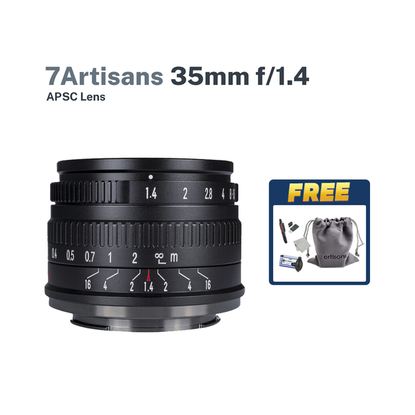 7Artisans 35mm F1.4 Photoelectric Manual Fixed Lens APSC