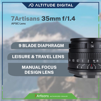 7Artisans 35mm F1.4 Photoelectric Manual Fixed Lens APSC for the Canon EOS-M
