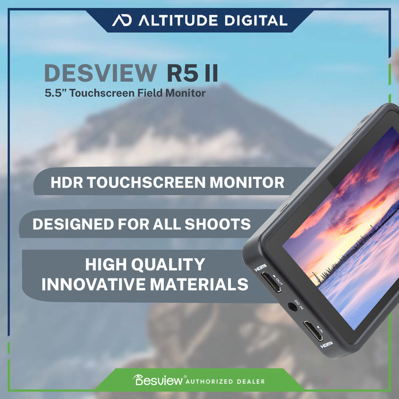 Desview R5 II, 5.5" Touch Screen HDMI On-camera Monitor