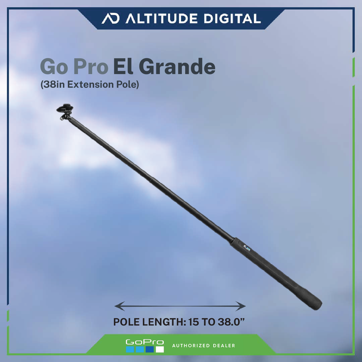 GoPro El Grande (38in Extension Pole) Altitude