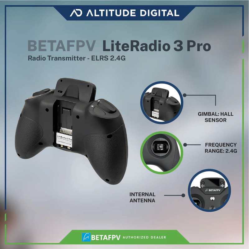 BETAFPV LiteRadio 3 Pro Radio Transmitter - ELRS 2.4G