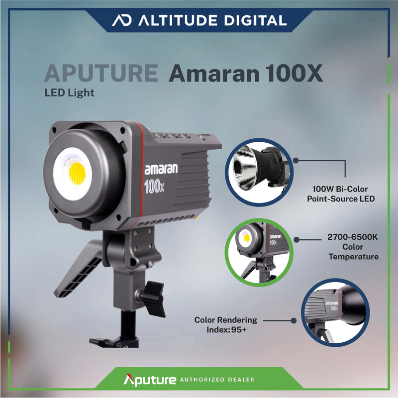 Aputure Amaran 100x Bi-Color LED Light