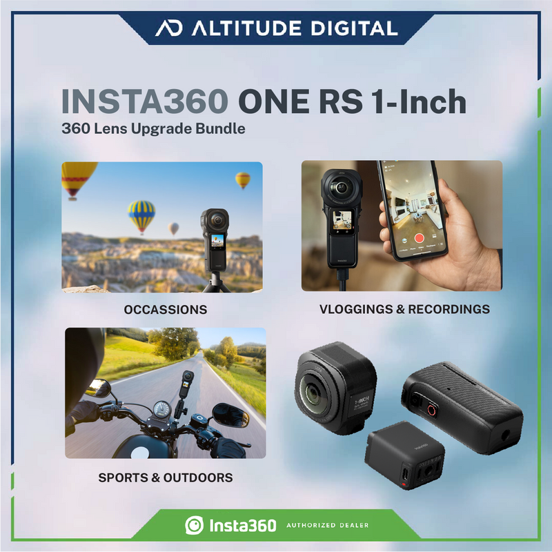 Insta360 ONE RS 1-Inch 360 Lens Upgrade Bundle
