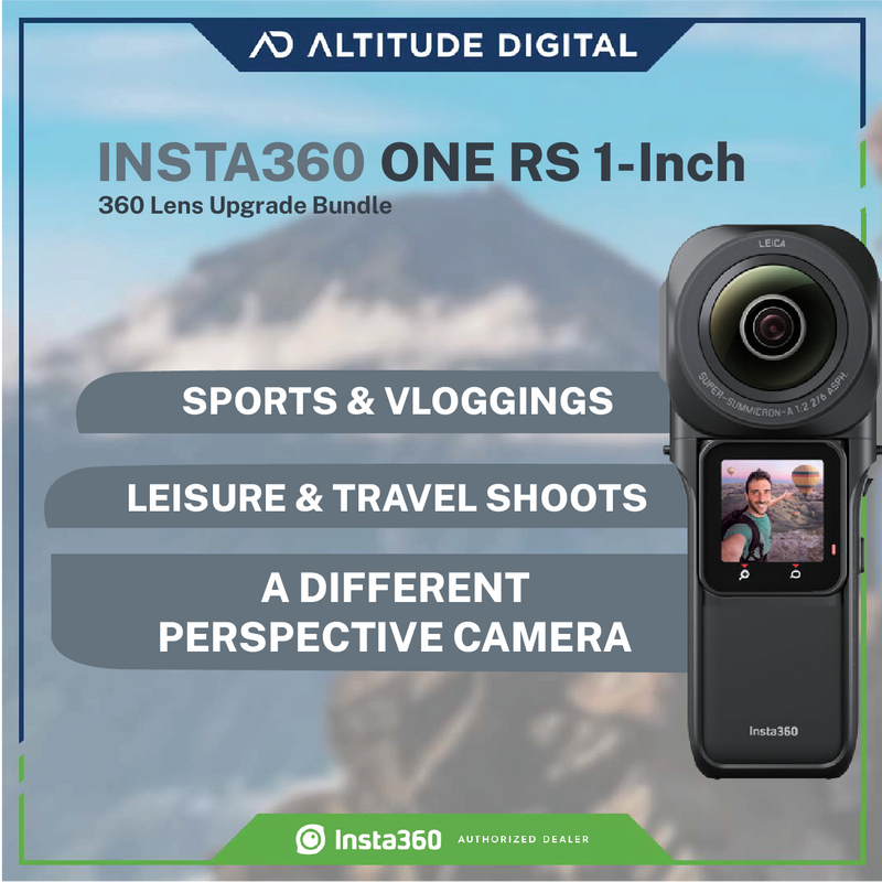 Insta360 ONE RS 1-Inch 360 Lens Upgrade Bundle