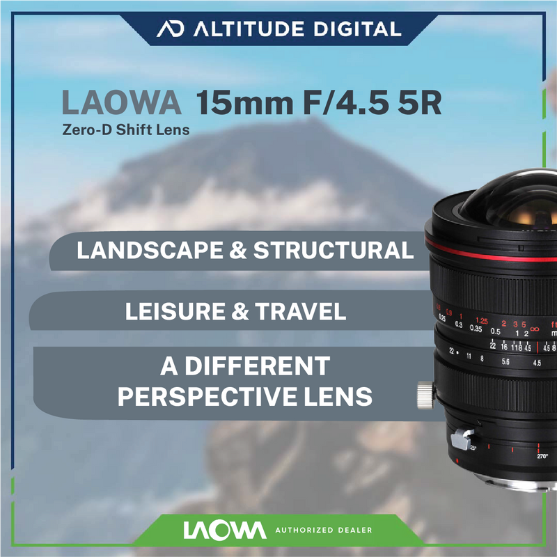 Laowa 15mm f/4.5R Zero-D Shift (Pre-Order)