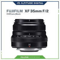 FUJIFILM XF35 F2 R WR Camera Lens Black