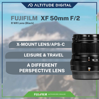 FUJIFILM XF 50mm F2 R WR Lens for DLSR Cameras