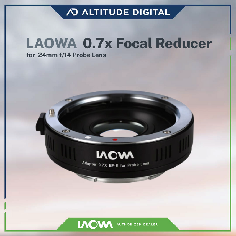 Laowa 0.7x Focal Reducer for 24mm f/14 Probe Lens (Pre-Order)
