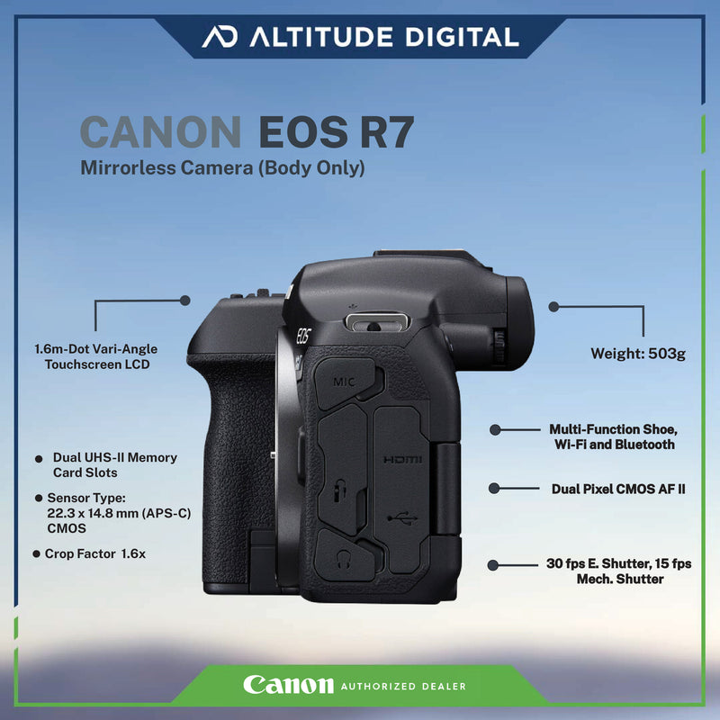 Interchangeable Lens Cameras - EOS R7 (Body) - Canon Philippines
