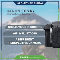 UHD 4K video recording of Canon EOS R7 Mirrorless Camera