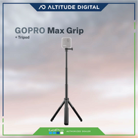 GoPro Max Grip and expanded Tripod