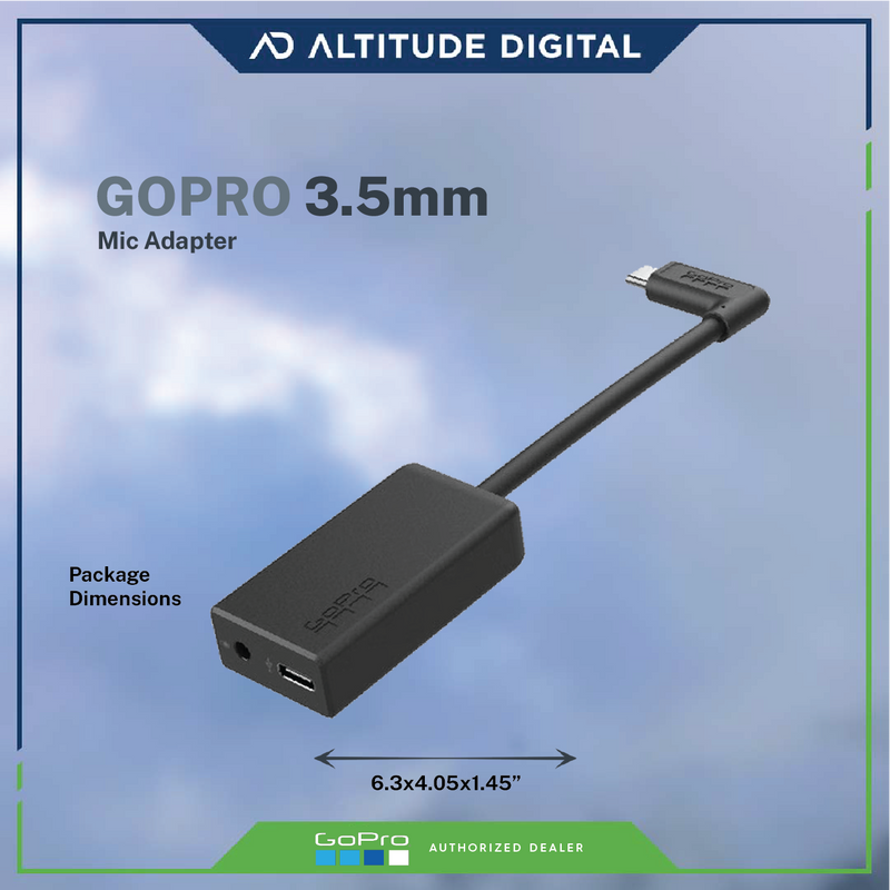 GoPro Pro 3.5mm Mic Adapter