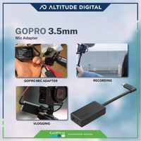 Different ways to use the 3.5mm GoPro Mic Adapter