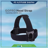 Adjustable GoPro Head Strap with QuickClip